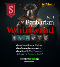 Build Bárbaro completa Whirlwind Diablo 4 Season 13 pronta para uso
