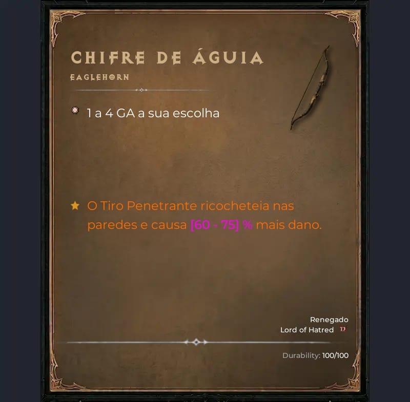 Chifre de Águia (Eaglehorn)