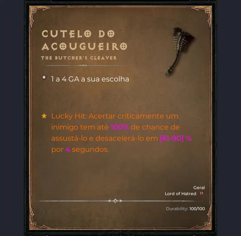 Cutelo do Açougueiro (The Butcher's Cleaver)